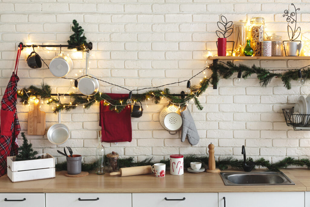 Ideas de decoración para la cocina en Navidad
